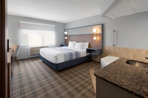 Deluxe studio suite, 1 kingsize bed, niet-roken | Bubbelbad