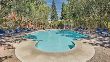 Indoor pool, 2 outdoor pools, pool umbrellas, pool loungers