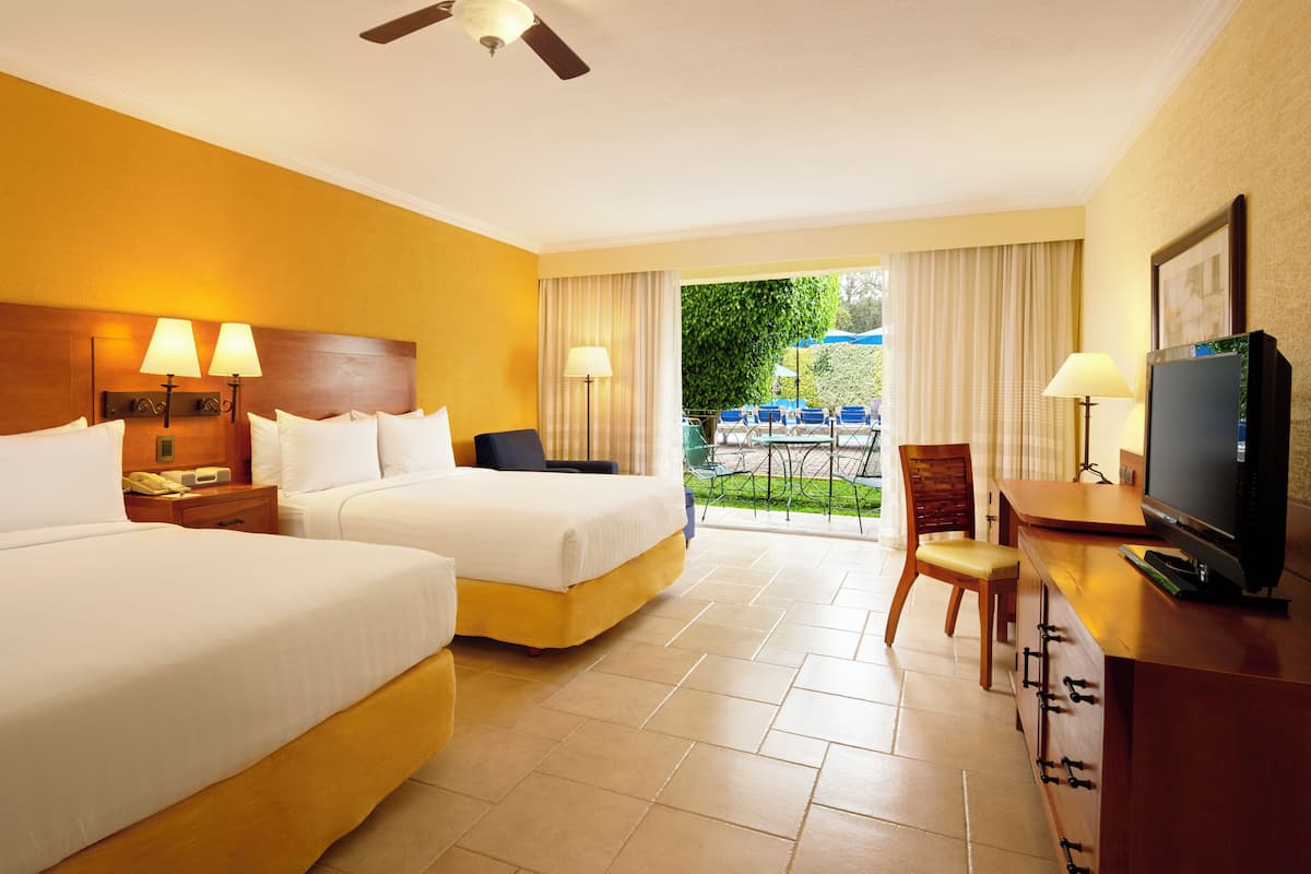 Pillow-top beds, in-room safe, desk, laptop workspace