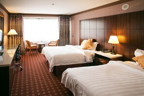 비즈니스룸, 더블침대 2개 | 저자극성 침구, 객실 내 금고, 책상, 암막 커튼