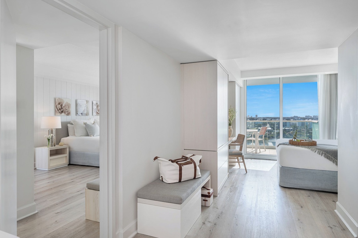 Draps en coton égyptien, literie de qualité, minibar