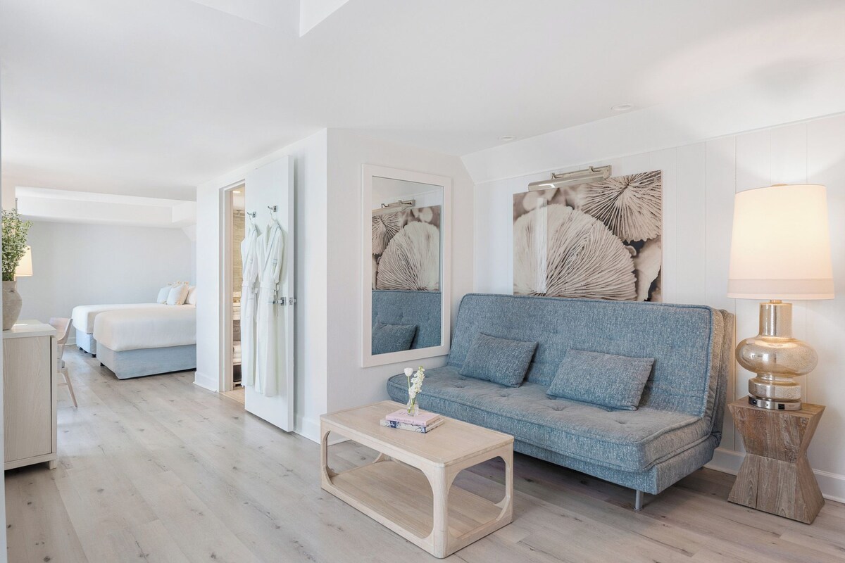 Draps en coton égyptien, literie de qualité, minibar