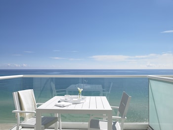 View from property looking out at Grand Beach Hotel Surfside