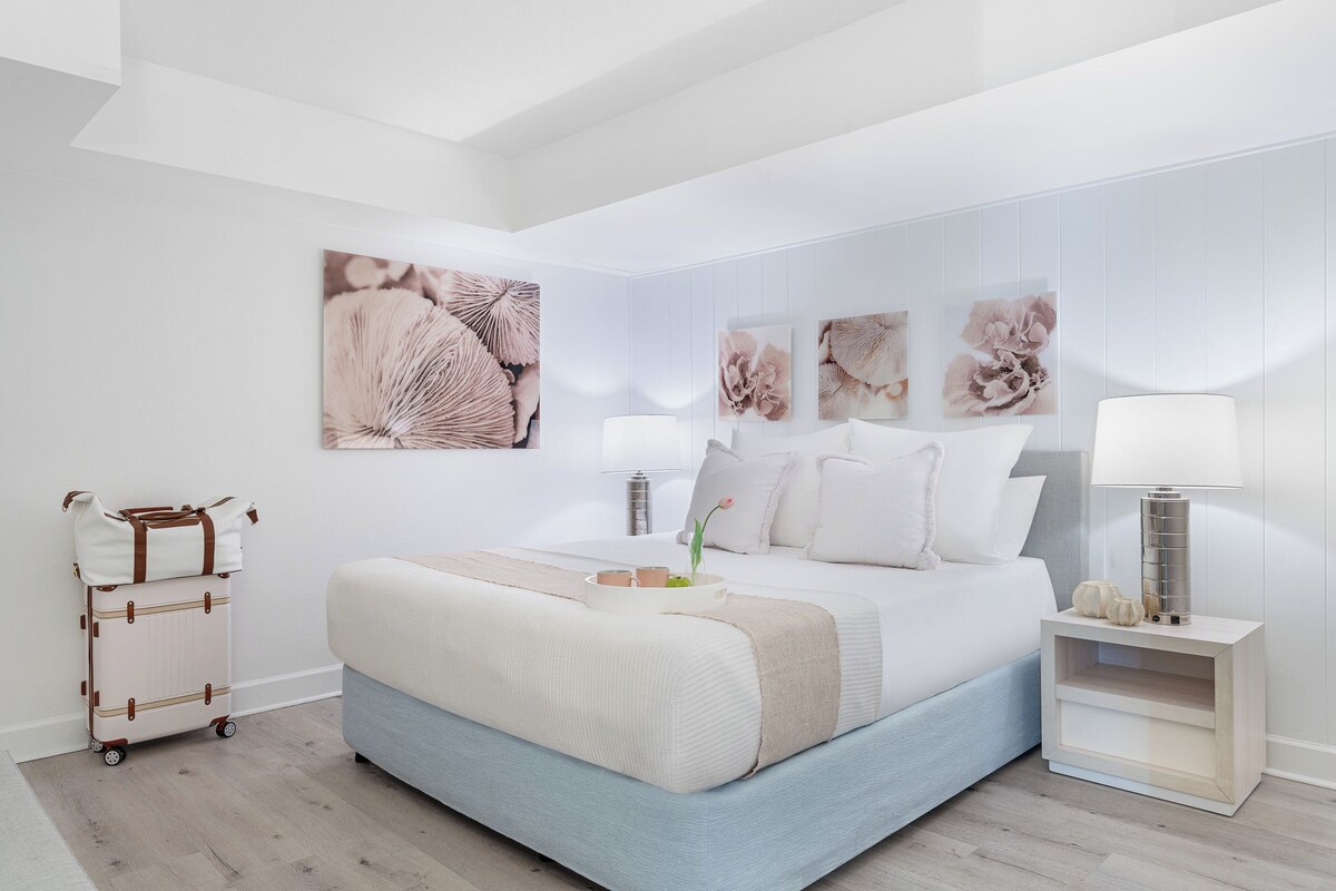 Draps en coton égyptien, literie de qualité, minibar
