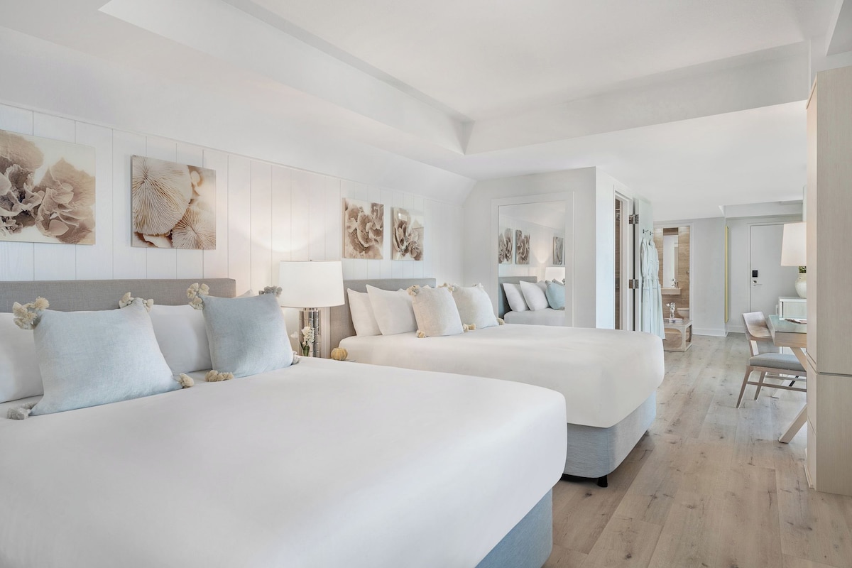 Draps en coton égyptien, literie de qualité, minibar