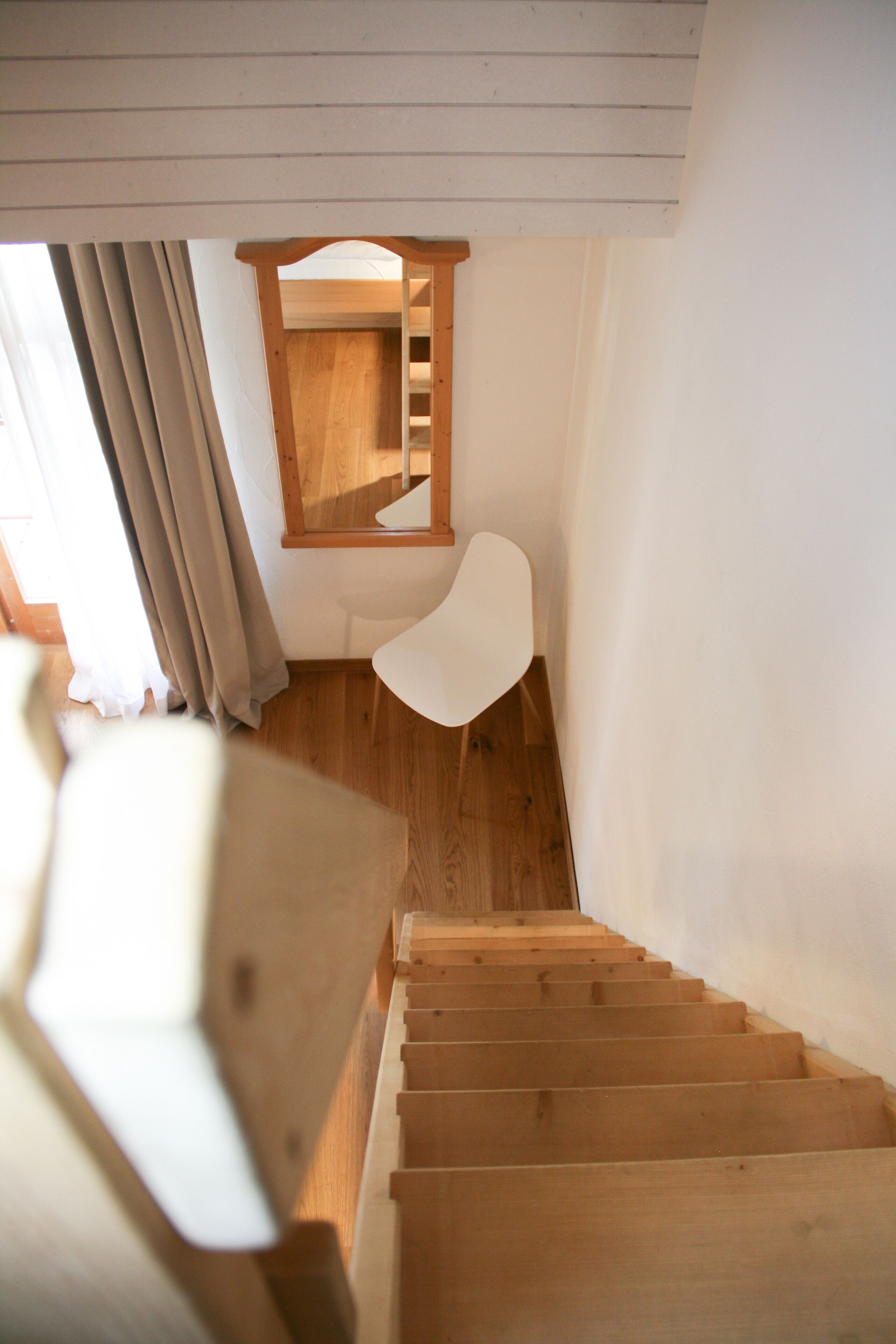 superior quadruple room, 1 bedroom, mountain view | living area | flat-screen tv