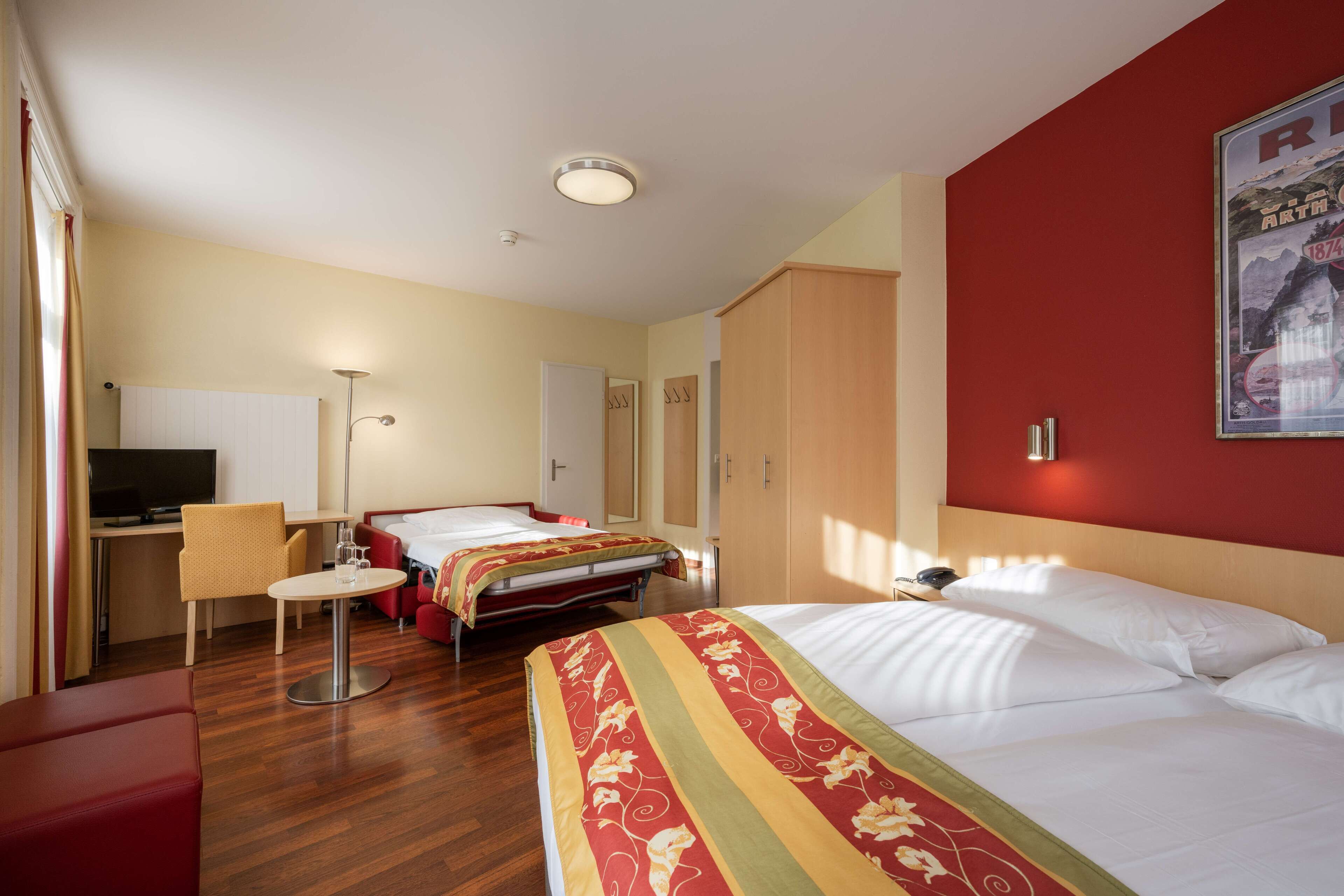 triple room | in-room safe, desk, blackout curtains, soundproofing