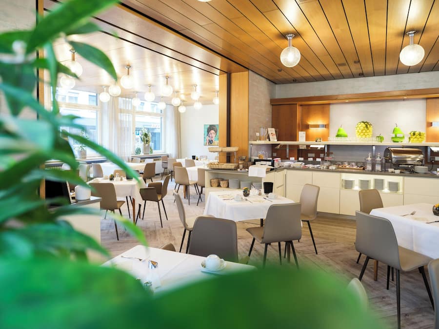 Daily buffet breakfast (EUR 18 per person)