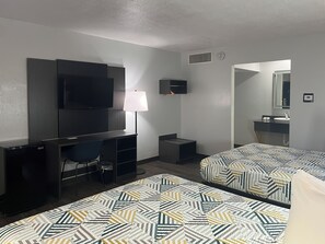 Premium bedding, blackout curtains, free WiFi, bed sheets