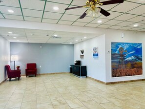 Lobby sitting area