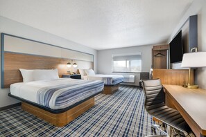 Room, 2 Queen Beds, Non Smoking | 1 bedroom, pillowtop beds, in-room safe, desk - AmericInn by Wyndham Aberdeen - Event Center (Aberdeen)