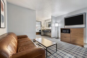 Suite presidencial, 1 cama King size, para no fumadores | 1 habitación, camas con pillow-top y caja de seguridad en la habitación 