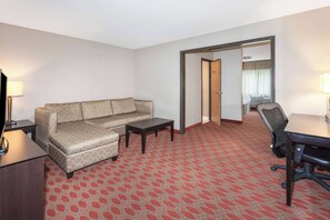 Desk, laptop workspace, blackout curtains, iron/ironing board - Baymont by Wyndham Brooklyn Center (Brooklyn Center)