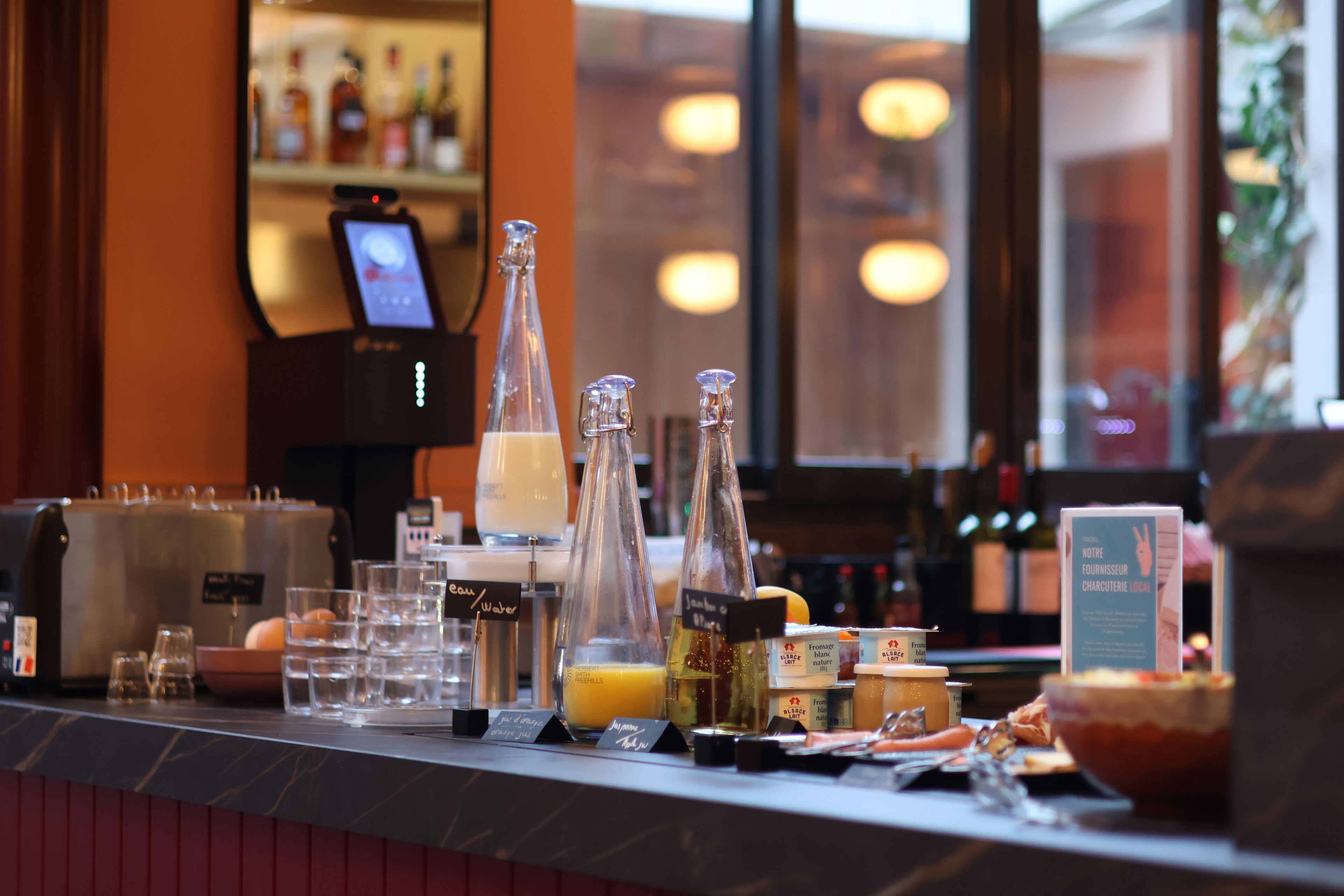 daily buffet breakfast (eur 12 per person)