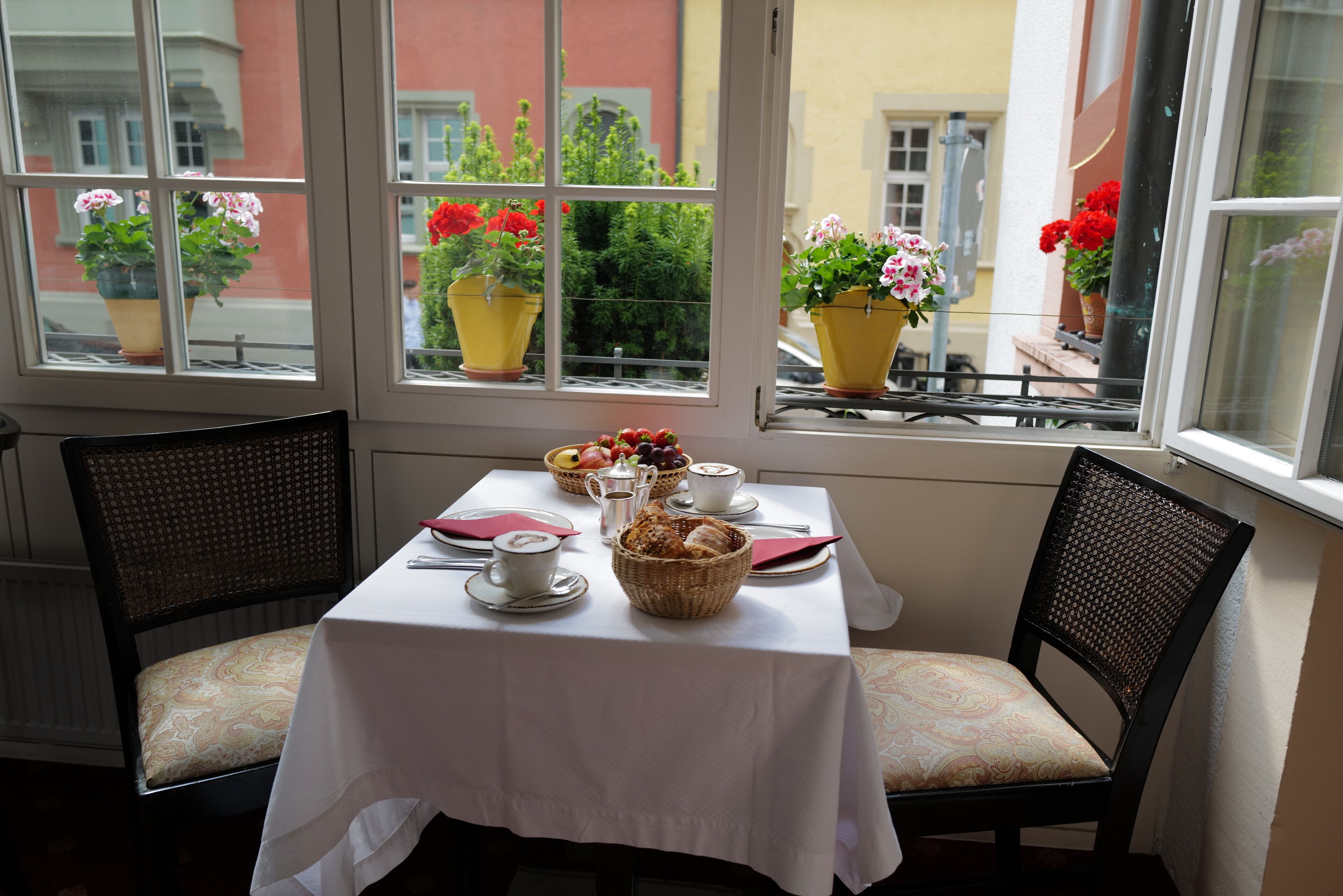 daily buffet breakfast (eur 12.00 per person)