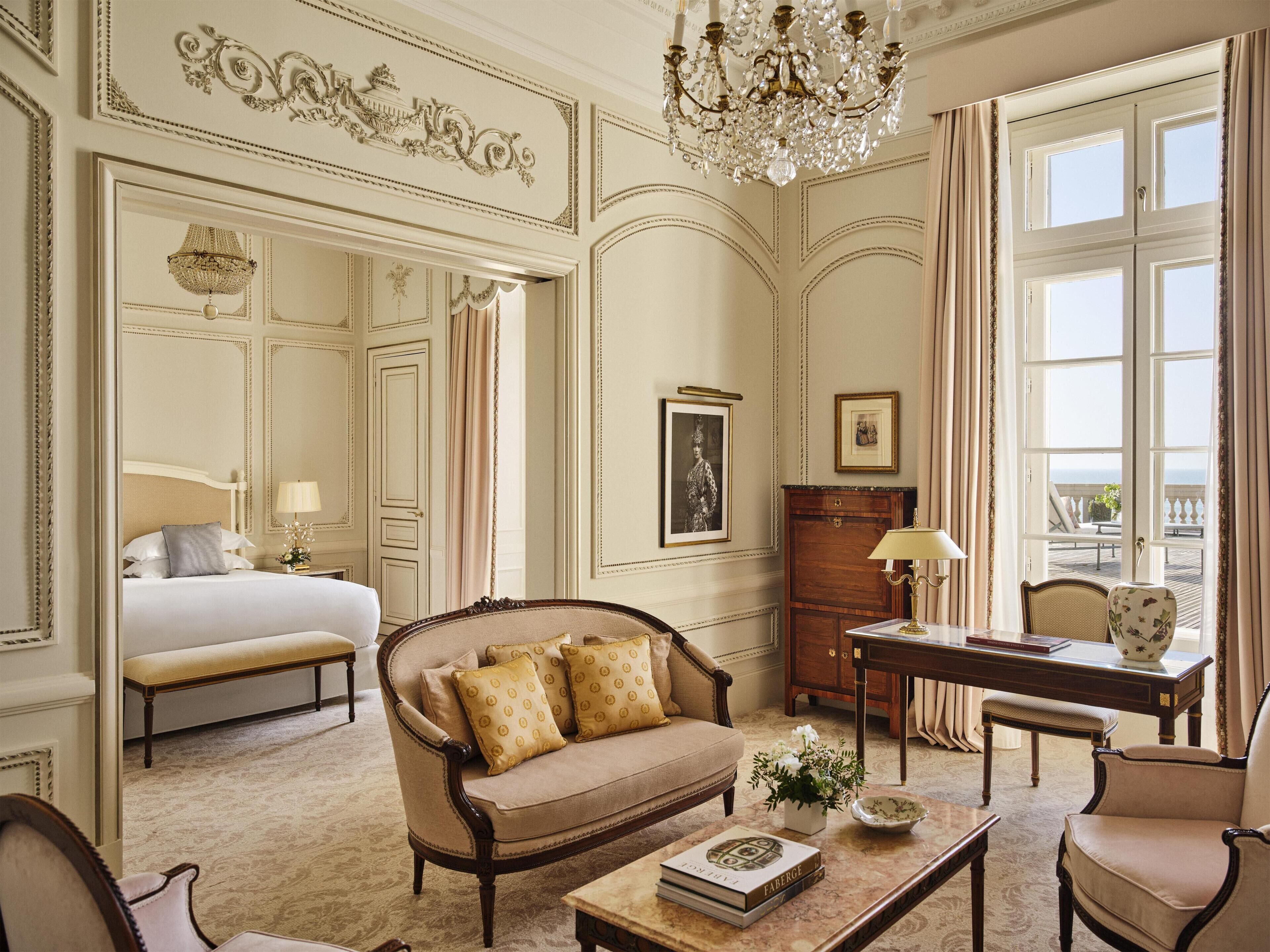 Imperial Suite | Frette Italian sheets, premium bedding, Select Comfort beds, minibar