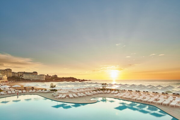 Indoor pool, outdoor pool, pool cabanas (surcharge), pool umbrellas