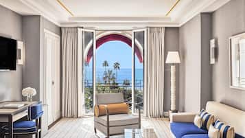 Draps italiens Frette, literie de qualité supérieure, minibar