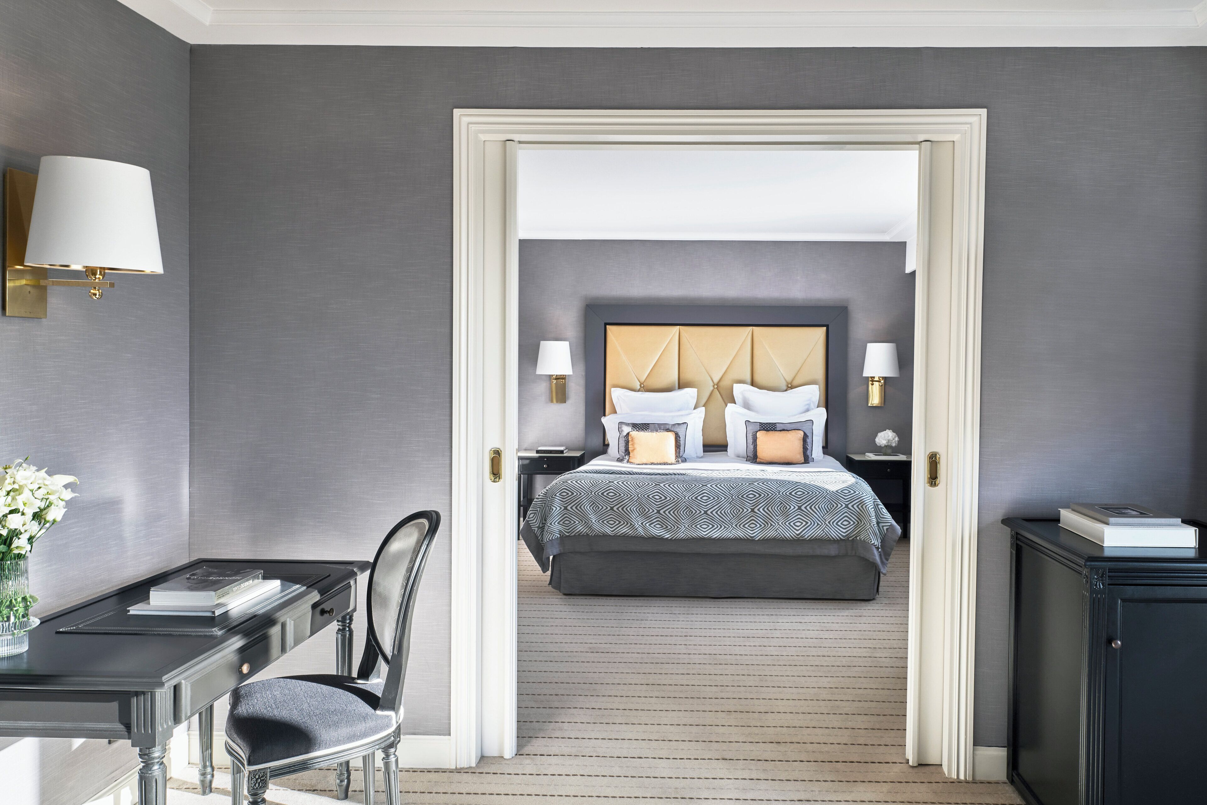 Suite superior | Sábanas italianas Frette, ropa de cama de alta calidad y minibar 