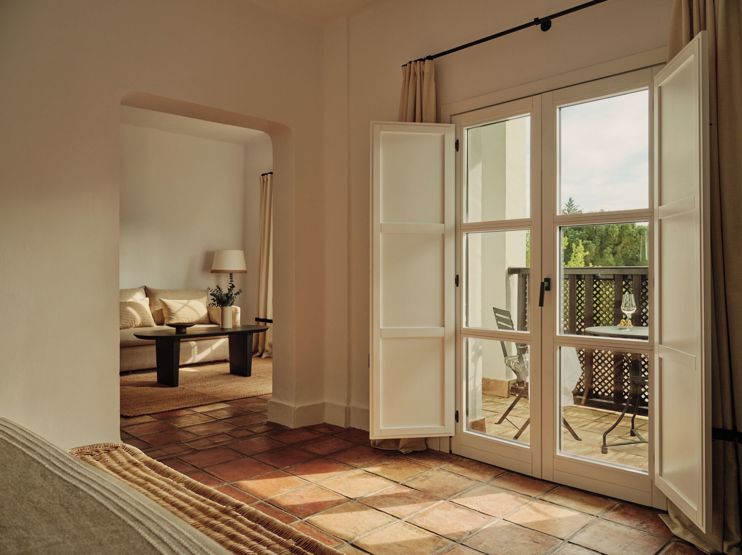 Suite, terrasse | 1 chambre, draps en coton égyptien, literie de qualité
