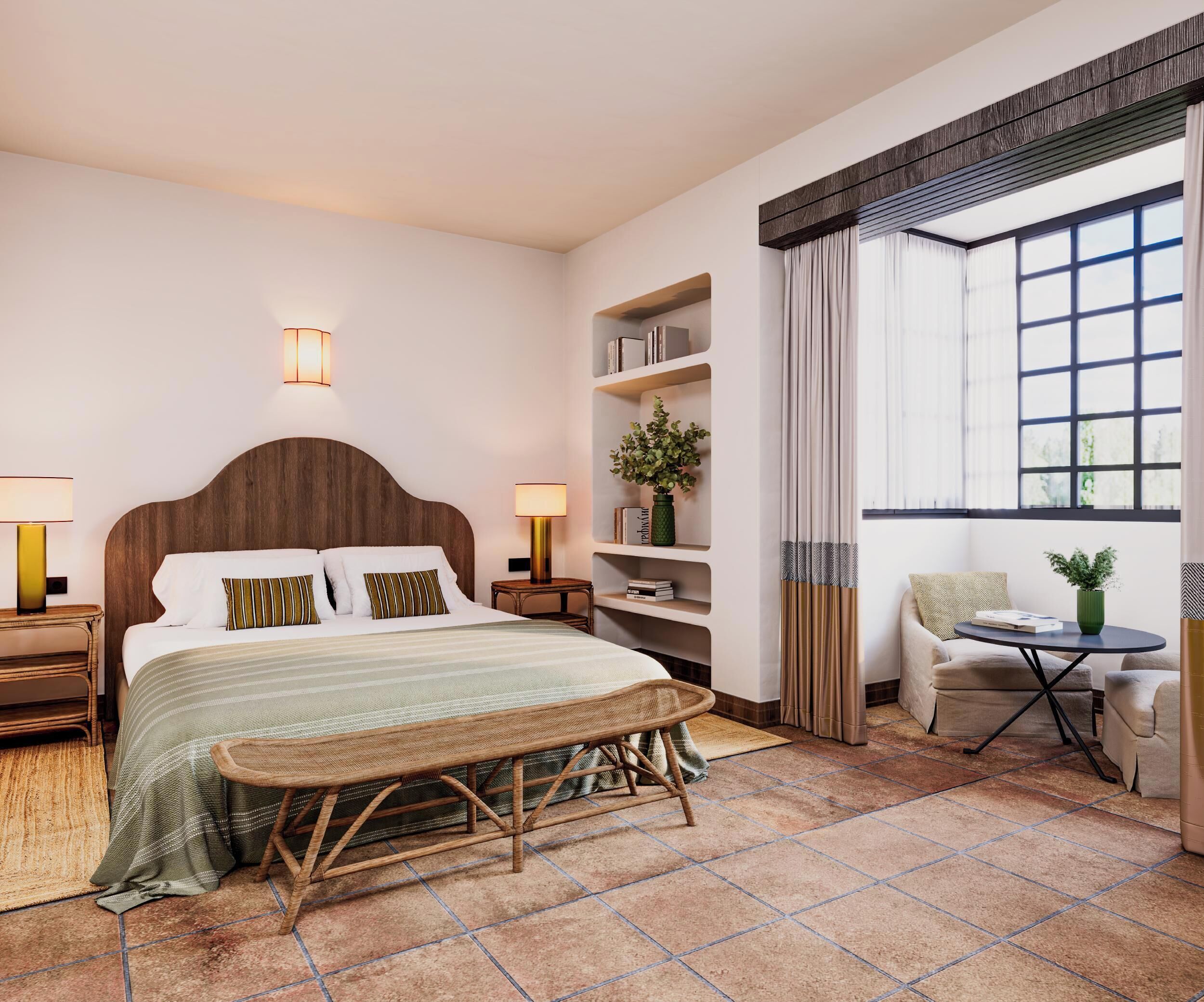 Habitación junior doble | 1 dormitorio, sábanas de algodón egipcio, ropa de cama de alta calidad