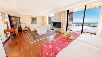 Junior Suite, Ocean View (Ambassador) | Hypo-allergenic bedding, down duvets, minibar, in-room safe