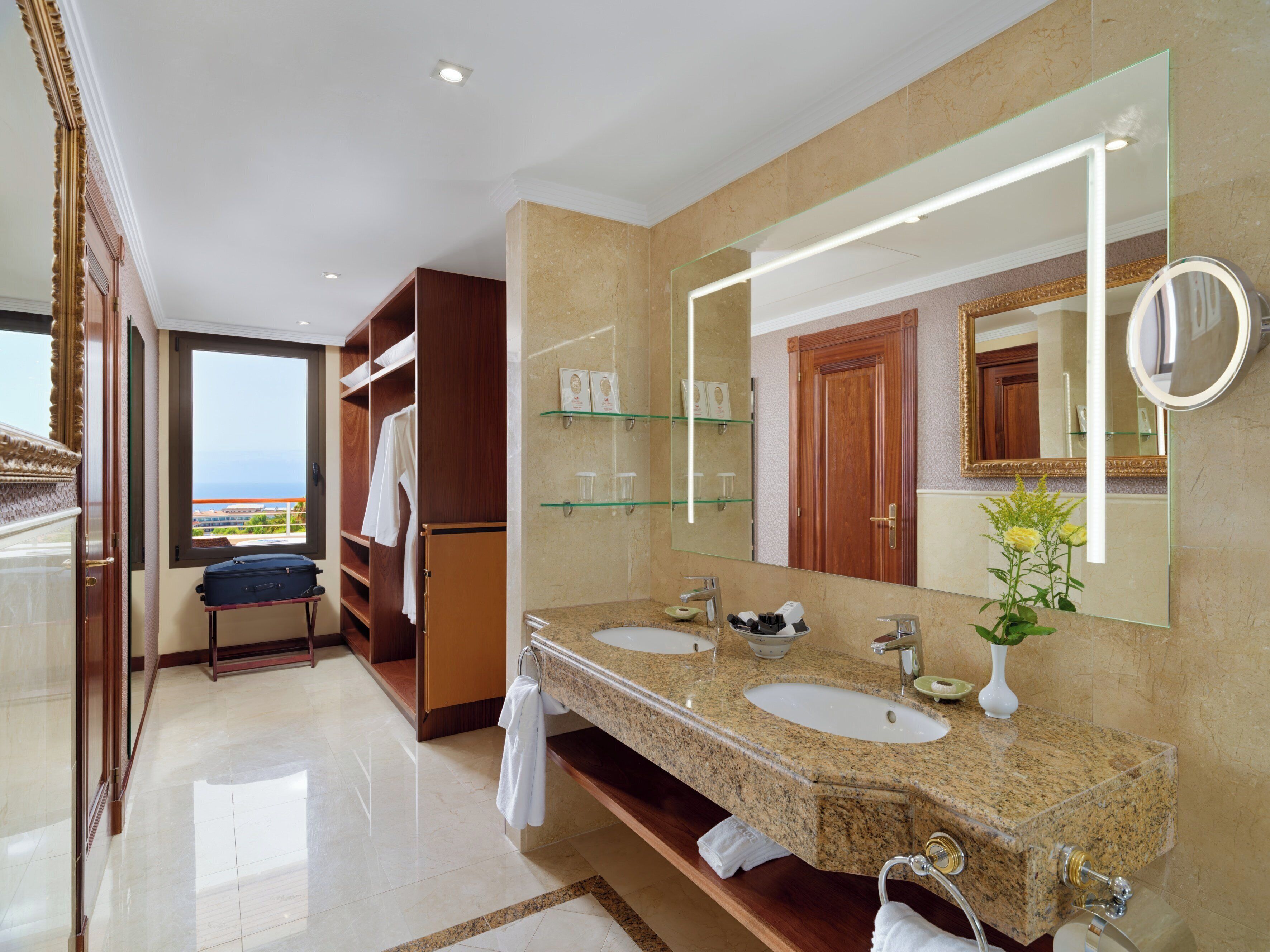 shower, rainfall showerhead, eco-friendly toiletries, hair dryer