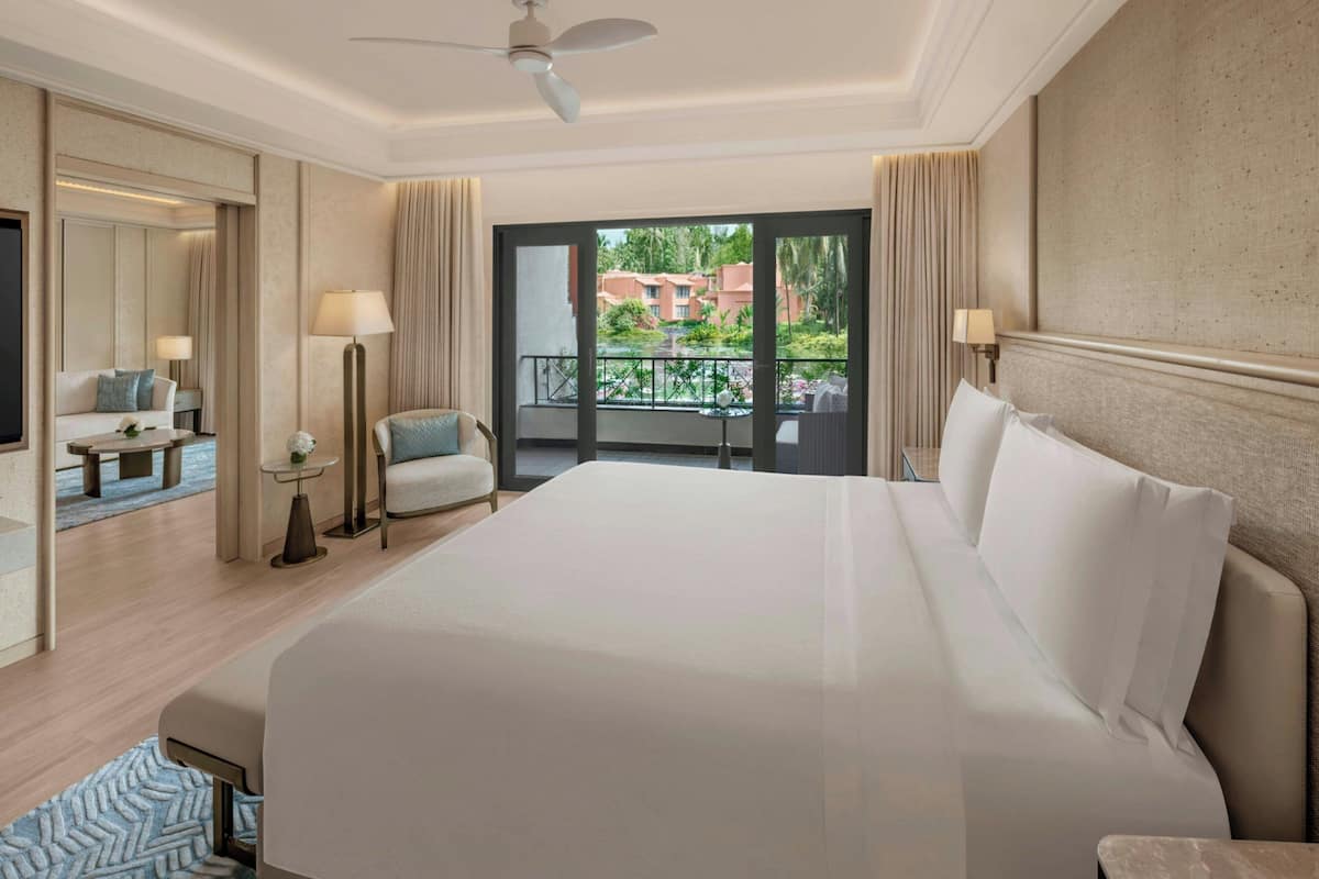 Suite, 1 Bedroom, Lagoon View | Premium bedding, down comforters, Tempur-Pedic beds, minibar