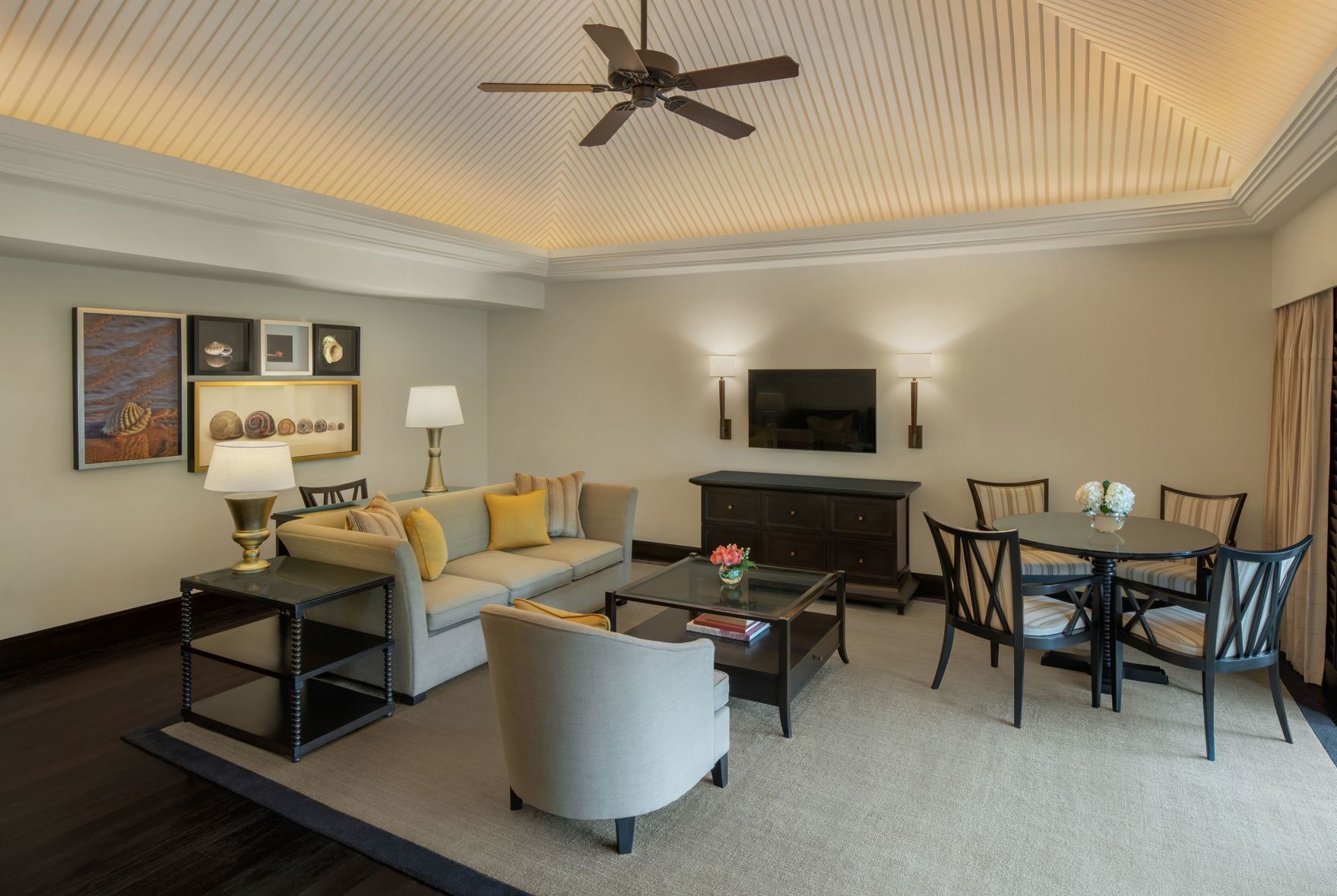 Living area | 40-inch LCD TV with cable channels, TV, foosball