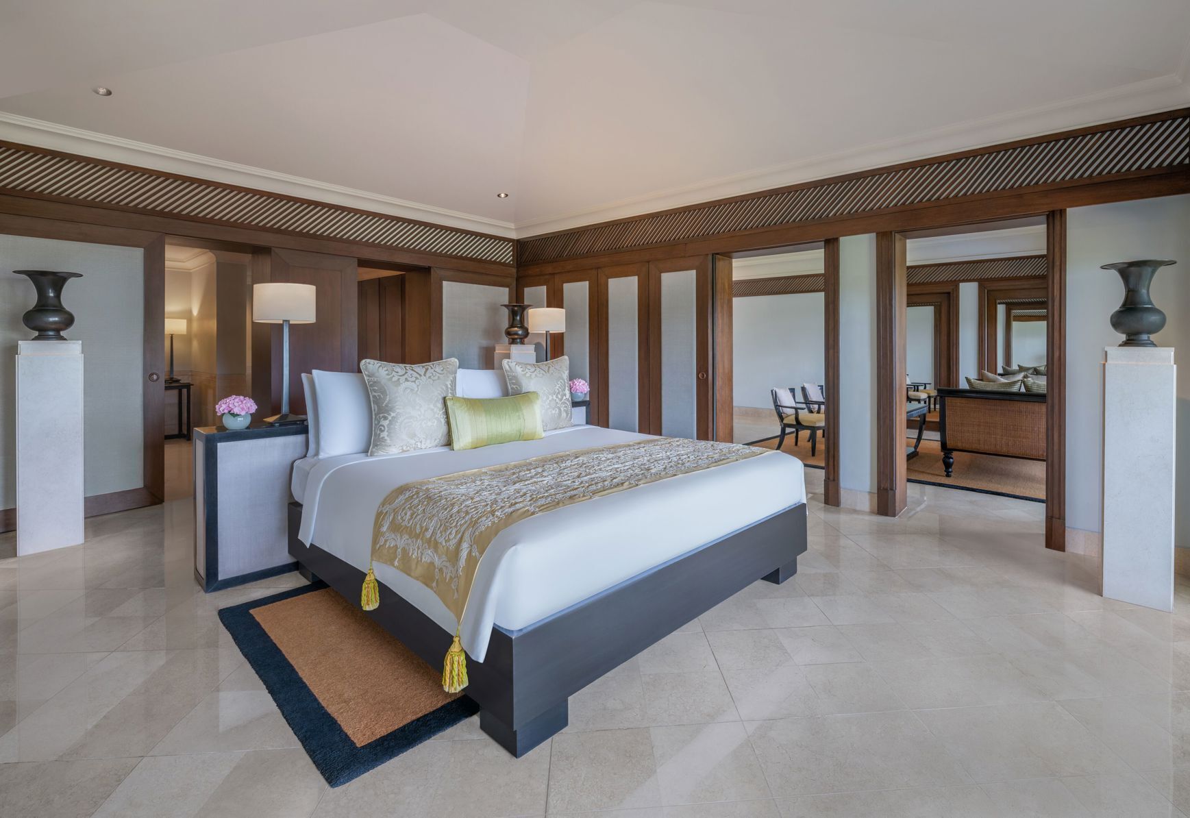 Premium bedding, down comforters, Tempur-Pedic beds, minibar