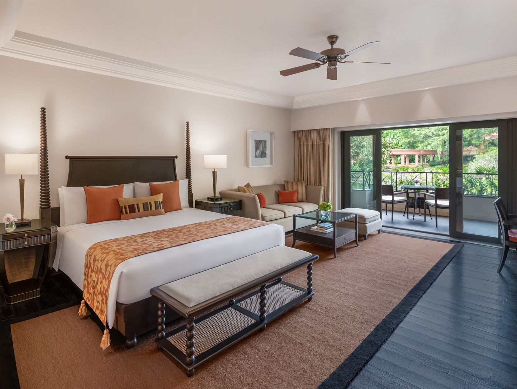 Premium bedding, down comforters, Tempur-Pedic beds, minibar