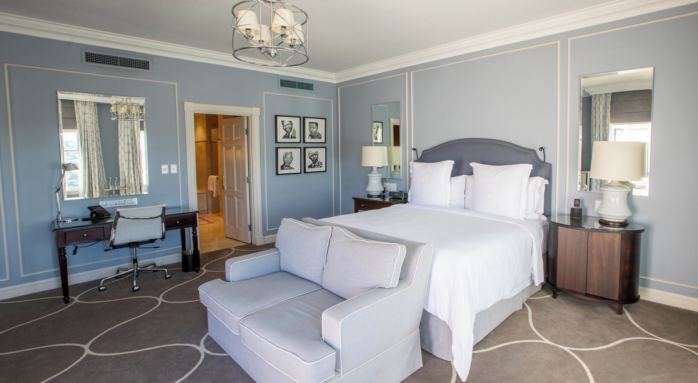 Egyptian cotton sheets, premium bedding, down duvets, pillow-top beds
