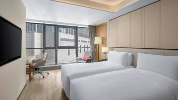 Standard Apartment, 2 Single Beds, City View | Minibar, in-room safe, individually decorated, individually furnished