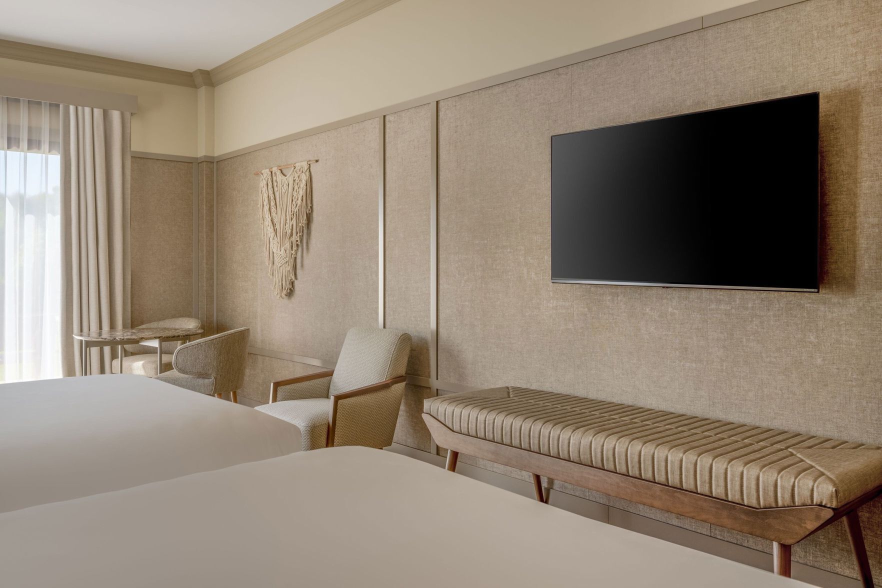 Hypo-allergenic bedding, minibar, in-room safe, individually decorated