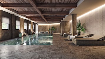 Sauna, hot tub, Turkish bath/hammam, body treatments, aromatherapy