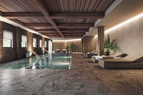 Sauna, bain à remous, hammam, soins corporels, soins d'aromathérapie