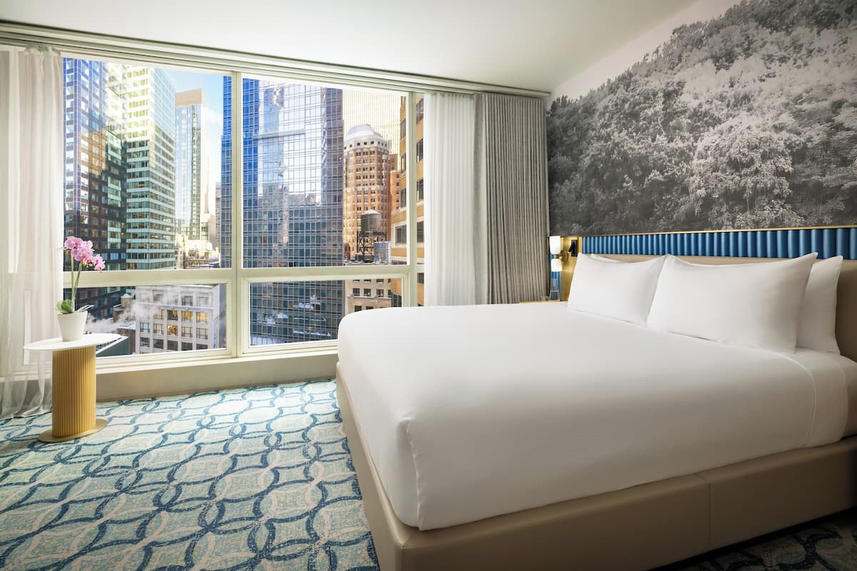 In-room safe, desk, laptop workspace, blackout drapes