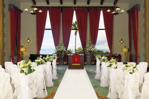 Área interna para casamento