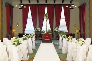 Área interna para casamento
