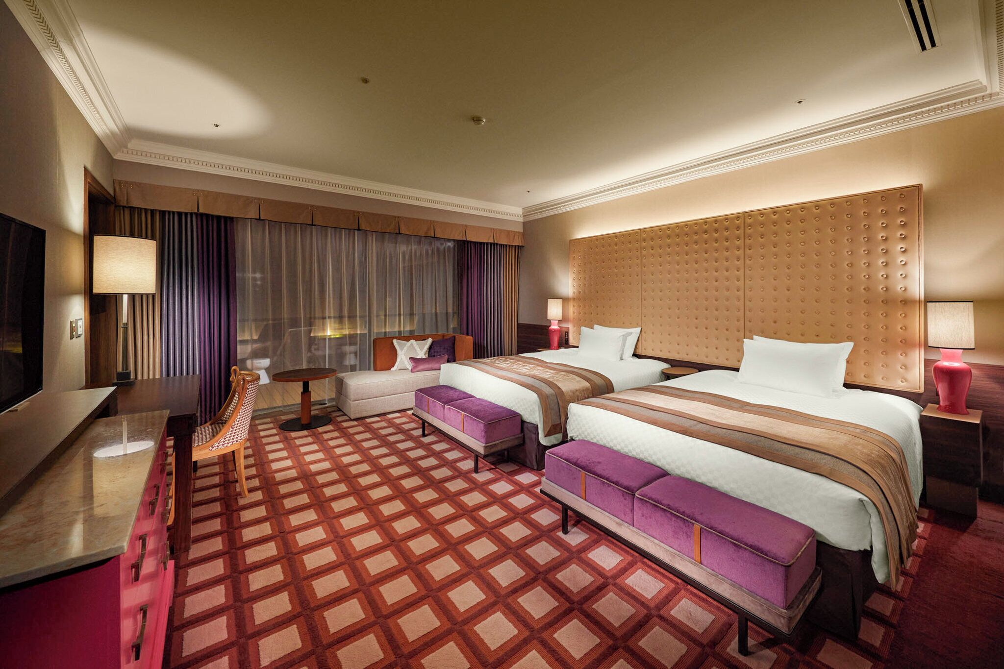 Minibar, in-room safe, desk, blackout drapes