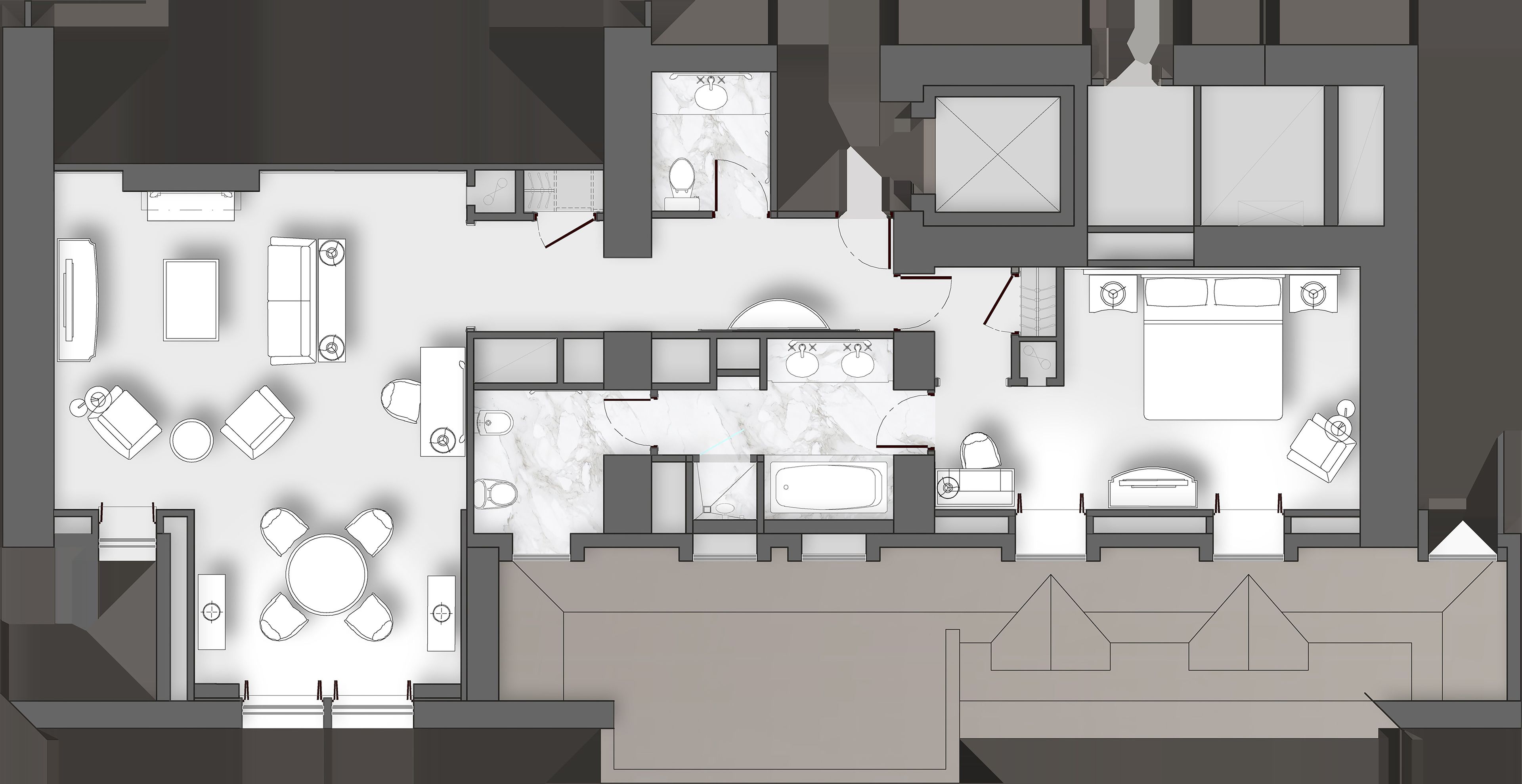 hypo-allergenic bedding, minibar, in-room safe, desk