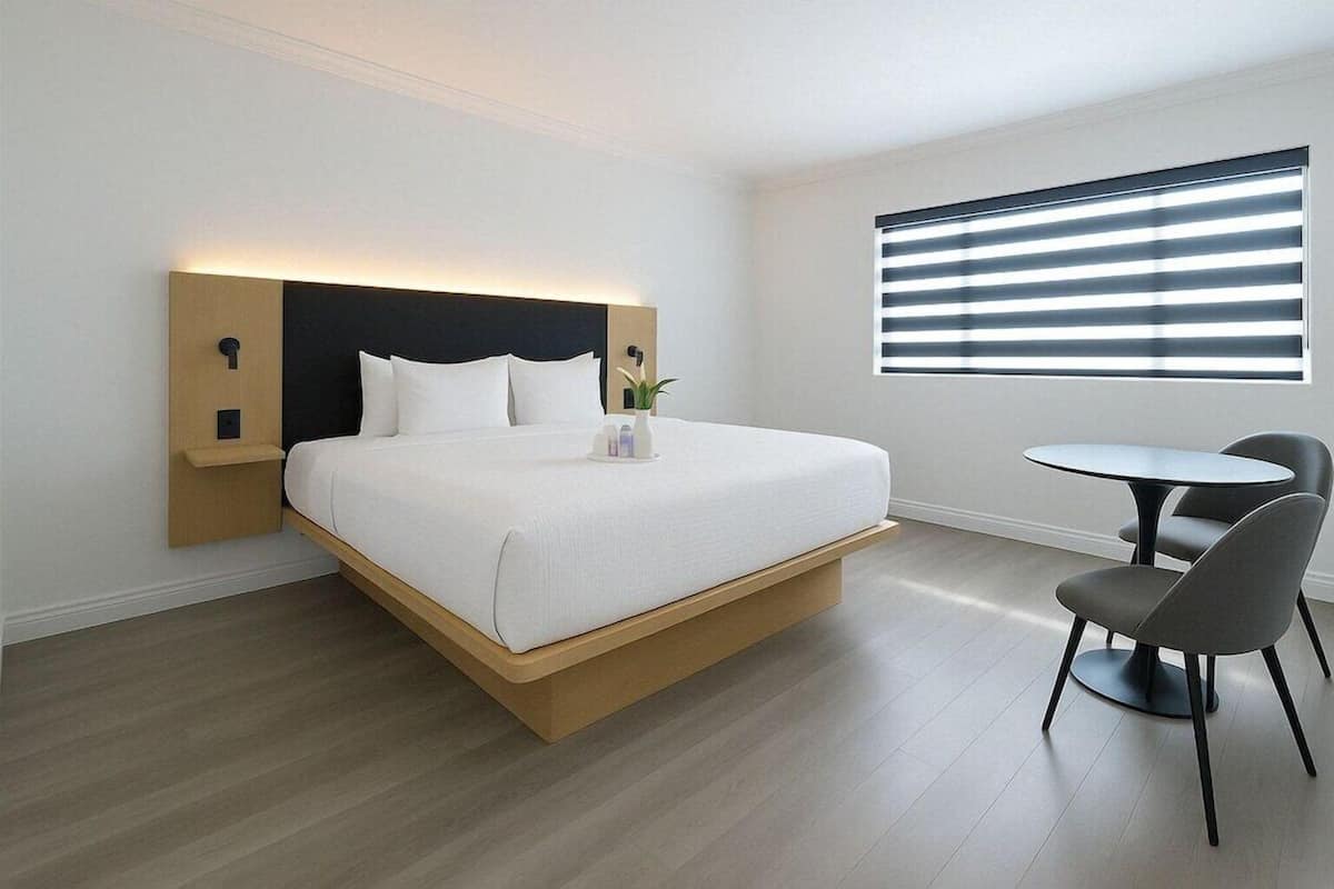 In-room safe, desk, laptop workspace, iron/ironing board