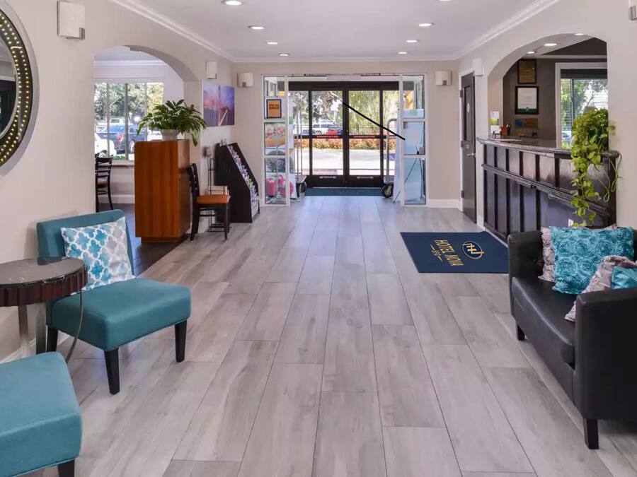 Sala de estar en el lobby