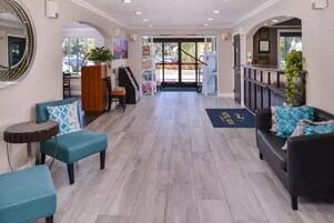 Sala de estar en el lobby