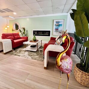 Sala de estar en el lobby