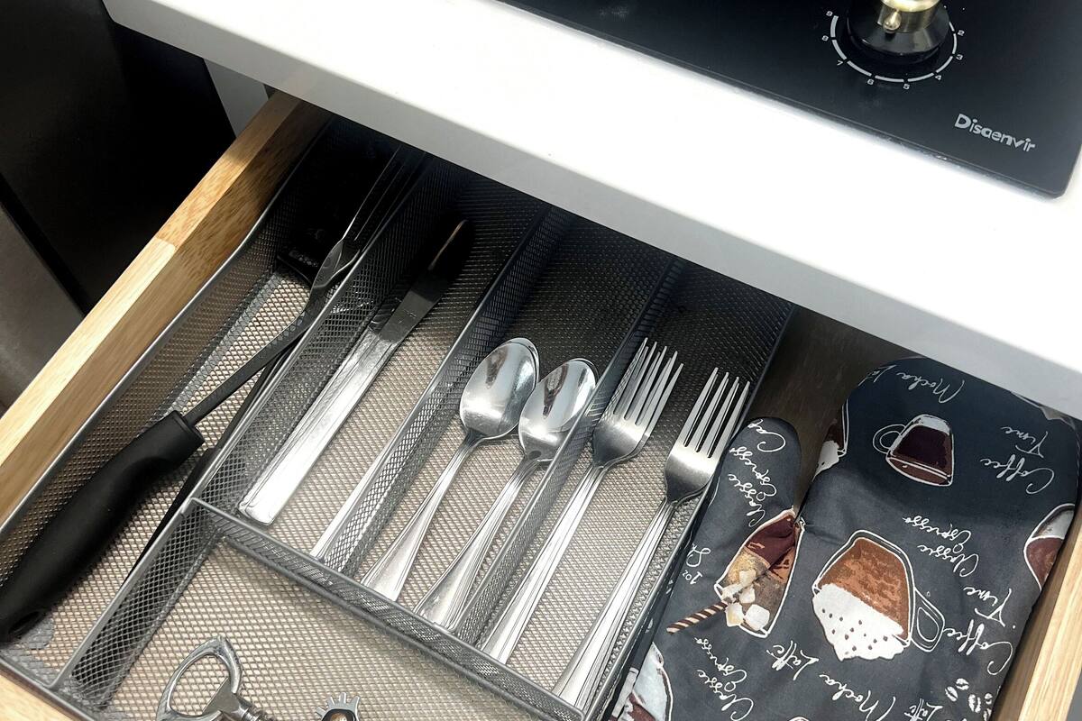 1 bedroom, individually decorated, laptop workspace, iron/ironing board