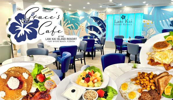 Dinner served, Italian cuisine, beach views 
