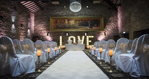 Área interna para casamento