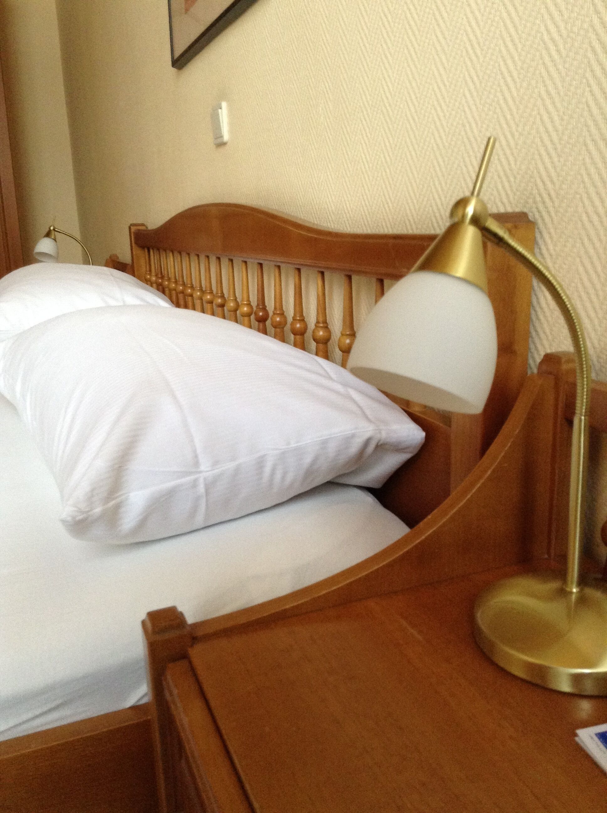 Desk, blackout curtains, iron/ironing board (on request), free WiFi