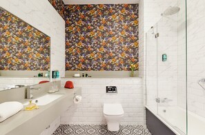 Free toiletries, hair dryer, towels, soap